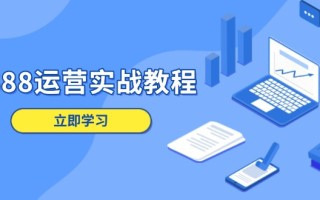 1688运营实战教程：店铺定位/商品管理/爆款打造/数字营销/客户服务等
