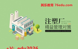 注塑厂精益管理对策（2集） mp4高清无水印视频教程网盘免费下载