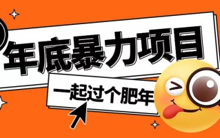 年底暴力项目，多开抢红包玩法简单无脑年底吃一波肉【揭秘】