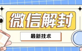 2024最新微信解封教程，此课程适合百分之九十的人群，可自用贩卖