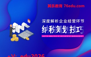 深度解析企业经营环节纳税筹划技巧（4集） mp4高清无水印视频教程网盘免费下载