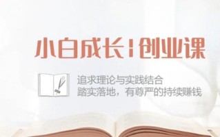 小白成长创业课：追求理论与实践结合，踏实落地，有尊严的持续赚钱-42节