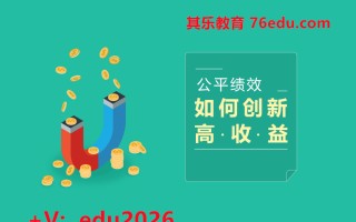 公平绩效如何创造高收益（2集） mp4高清无水印视频教程网盘免费下载