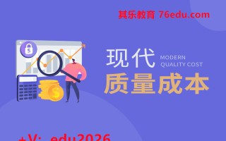 现代质量成本（2集） mp4高清无水印视频教程网盘免费下载