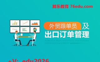 外贸跟单员认知及出口订单管理（3集）