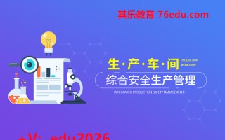 生产车间综合安全生产管理（4集） mp4高清无水印视频教程网盘免费下载