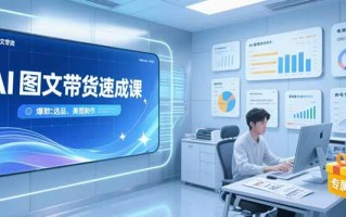 AI图文带货速成课，养号引流秘籍，爆款选品策略，美图制作全流程