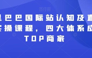 阿里巴巴国际站认知及直通车实操课程，四大体系成就TOP商家