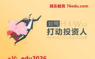 如何打动投资人（4集） mp4高清无水印视频教程网盘免费下载