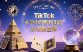 TikTok玄学命理跨境出海双语掘金课，手把手教你用命理知识精准直击海外用户痛点