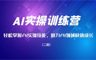 AI实操训练营，轻松掌握AI实操技能，助力AI领域快速成长(二期)